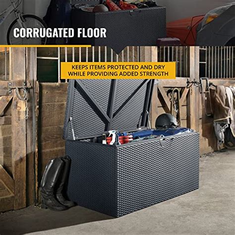 spacemaker steel deck box 509-l|Arrow 4' x 2' x 2' Spacemaker Anthracite 134 Gallon .